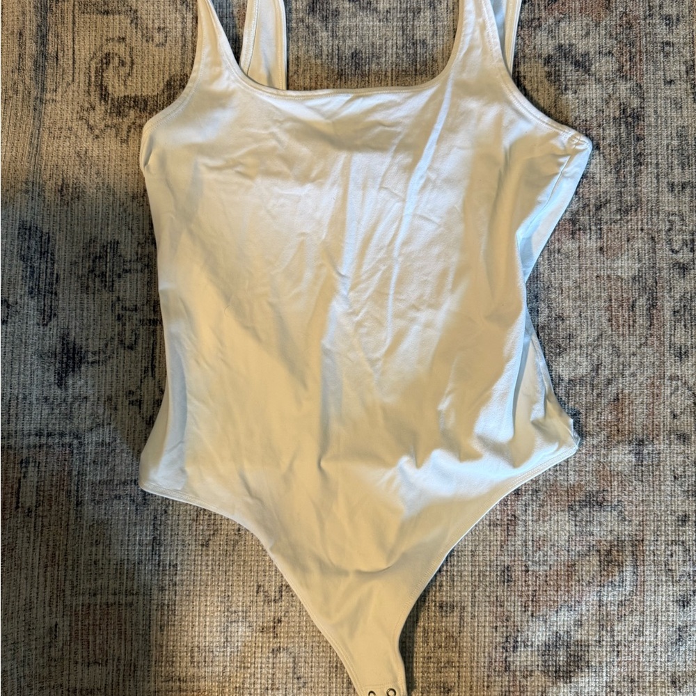 Abercrombie White Tank Bodysuit